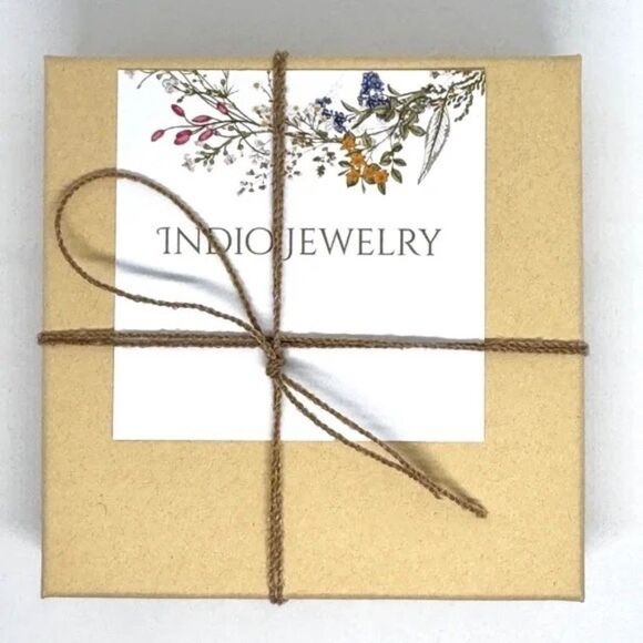 Red and Blue Lampwork .925 Sterling Earrings #317 - Picture 2 of 6